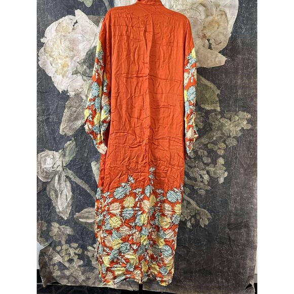 New Free People Siren Floral Print Kimono One Size0 - Picture 3 of 7